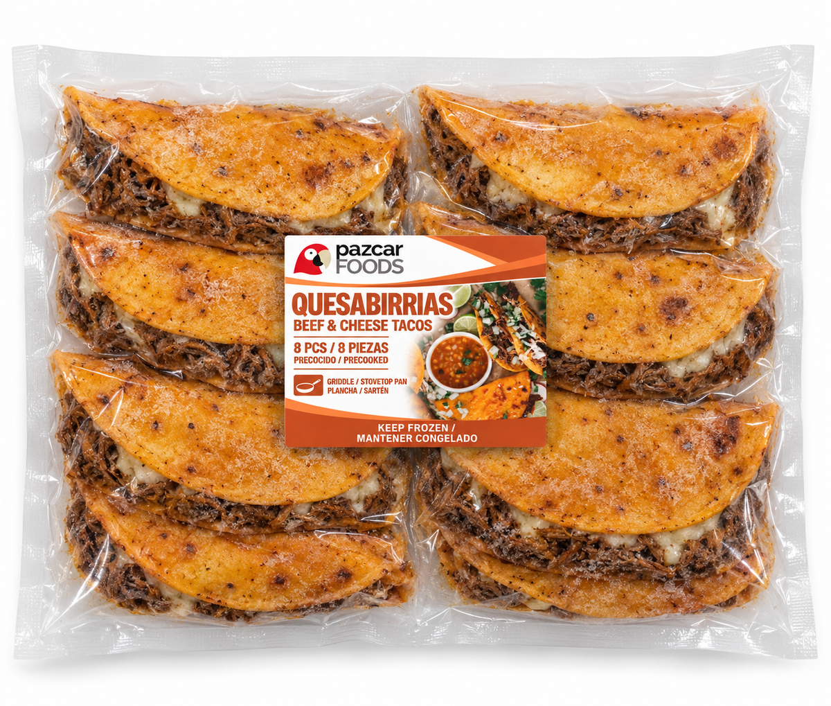 Quesabirria Tacos 8 pcs