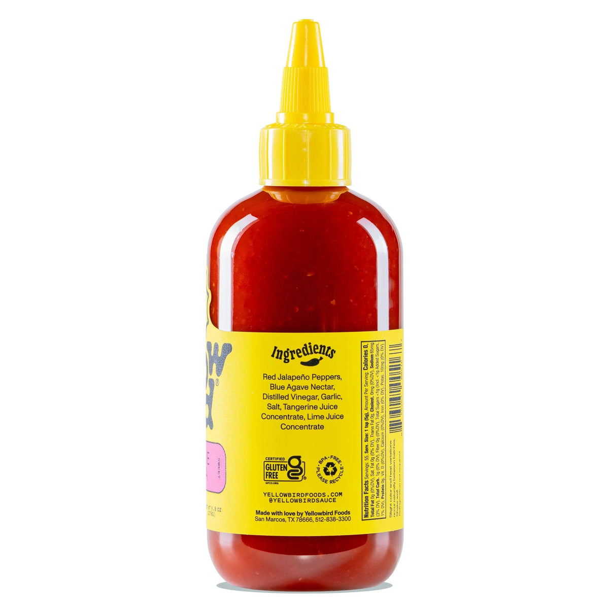 Yellowbird Classic Blue Agave Sriracha Hot Sauce