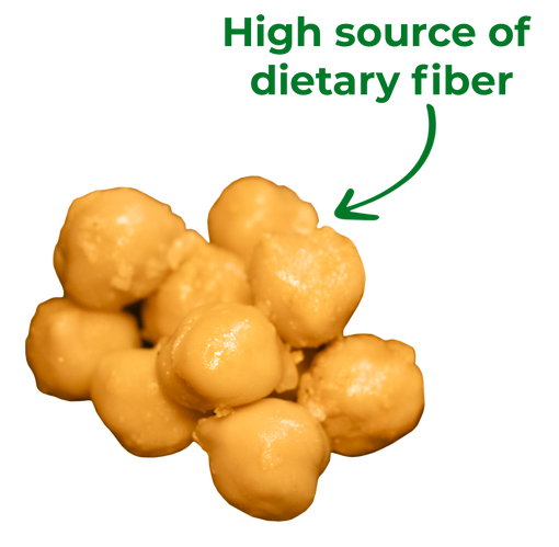 chickpeas or garbanzo high source of dietary fiber