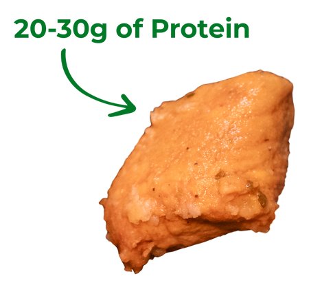 pork piece 20 to 30 grams of protein